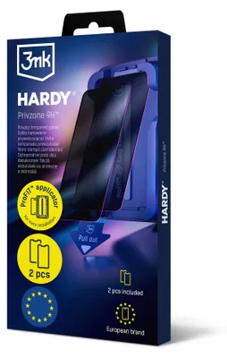 Obrázok produktu pre H Hardy 2 ks Privátneho skla pre iPhone 15 Pro, Ochrana displeja proti odpozeraniu