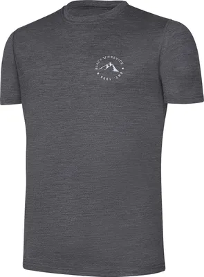 Produktbild von BLACK CREVICE - Herren Merino T-Shirt | Farbe: Anthrazit | Größe: L
