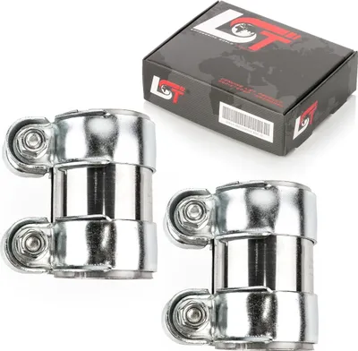 Produktbild von 2x Verbinder Doppelschelle Abgasanlage Auspuff Ø 55 x 95 mm für PORSCHE für VW