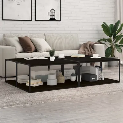 Produktbild von Möbel Bücherregal-Bretter 8 Stk. Schwarz 80x50x1,5 cm Holzwerkstoff - Wandregale &25395