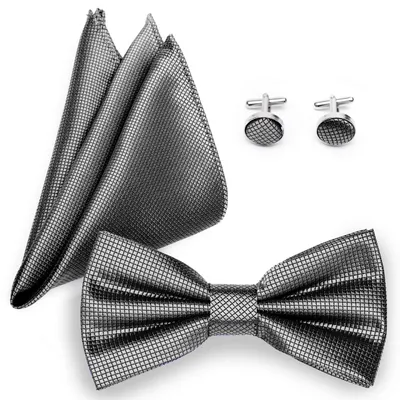 Produktbild von Ladeheid Einstecktuch Set Herren inkl. Manschettenknöpfe SETBHC 12cmx6cm