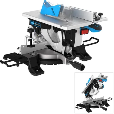 Produktbild von GÜDE Radial Kappsäge Gehrungssäge Holzsäge Tischsäge 254 mm Sägeblatt TKGS 254.2
