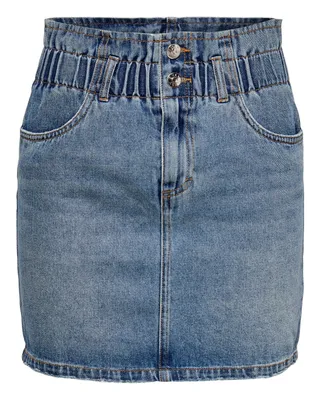 Produktbild von ONLY 15195868, Weiblich, Erwachsener, Blau, Blue / Medium Blue Denim, XL, Baumwolle