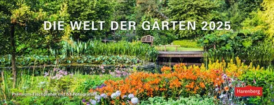 Produktbild von Die Welt der Gärten Premium-Tischplaner 2025 - Wochenkalender mit 53 Fotografien