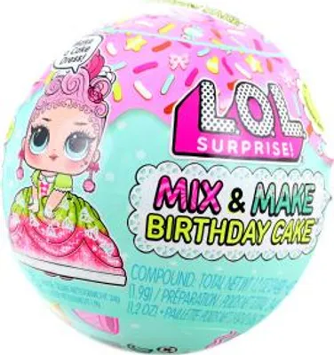Obrázok produktu pre Prekvapenie L.O.L Mix & Make Birthday Cake Tots Asst v PDQ
