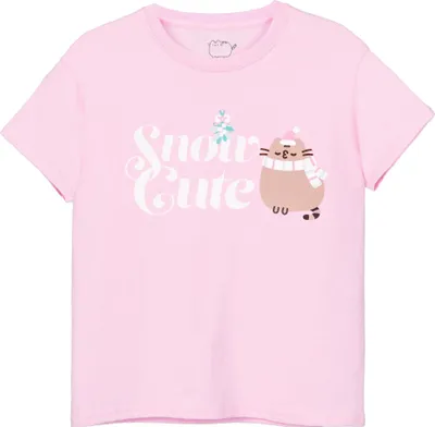 Obrázek produktu pro Pusheen - tričko pro dívky - vánoční design NS8168 (158-164) (růžová)