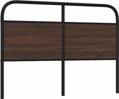 Produktbild von "Rabatt" Bettkopfteil modern - Kopfteil für Bett - Braun Eichen-Optik 135 cm Stahl und Holzwerkstoff - Kopfteile CC18478
