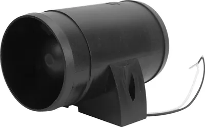 A black ventilation fan with a mounting bracket and wires, shown against a white background.