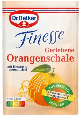 Obrázek produktu pro Oetker Finesse strouhaná pomerančová kůra 3er 3x 6g