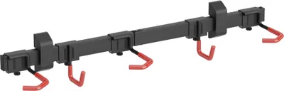 Produktbild von Wiltec Fahrrad Wandhalterung für 3 Fahrräder 82,4 x 18 x 13,6 cm bis 95 kg, Universal Fahrradhalterung leichte Installation, Fahrradaufhängung Stahl