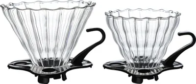 Produktbild von Kaffeefilter aus Glas, Trichter, verdickter Glas-Kaffeefilter mit abnehmbarem Boden