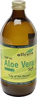 Obrázek produktu pro allcura Aloe Vera šťáva z celých listů, 500 ml roztok