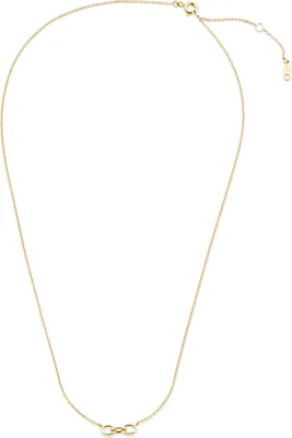 Produktbild von New Bling 9NBG-0346 Gold-Halskette - Frauen - Glieder - 4 x 13 mm - Ankerglied - 0,85 mm Dicke - 38 + 2,5 + 2,5 cm - 14 Karat - Gold