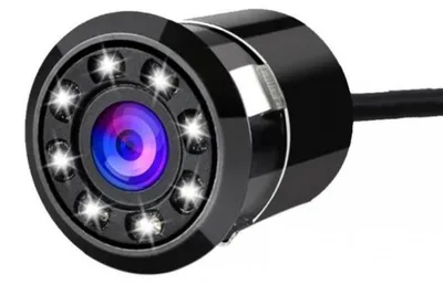 Produktbild von Rückfahrkamera mit Rückspiegel-Anzeige Techstar® IR, 8 LEDs, Nachtsicht, 170° Blickwinkel, wasserdicht