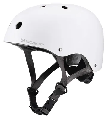 Immagine prodotto di Casco BMX/monopattino Wozinsky taglia M 54–58 cm leggero con ventilazione Bianco
