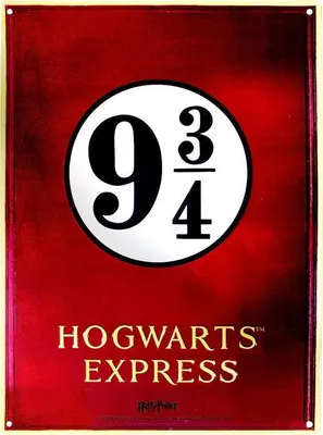 Produktbild von HARRY POTTER - Metal plate Platform 9 3/4 (28x38) With hook