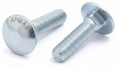 Produktbild von Schlossschrauben M10 x 20 mm Verzinkt 50 Stück DIN 603