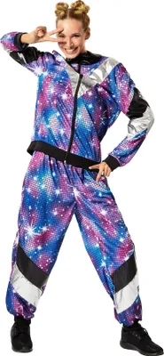 Produktbild von dressforfun® Damenkostüm Retro 80er 90er Jahre Disco Jogginganzug
