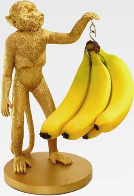 Produktbild von Bananenhalter Affe Mikey I Origineller Bananenständer | Obst-Halter in Affenform | Obstständer modern