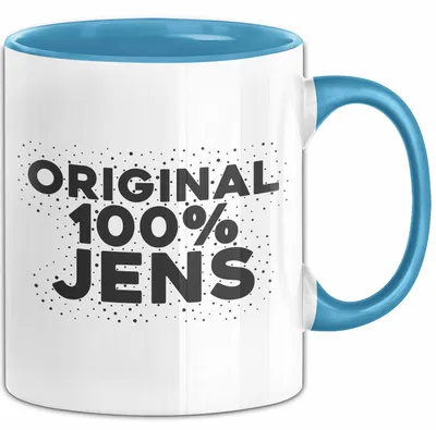 Produktbild von Jens Tasse Original 100% Jens Geschenk (Blau)