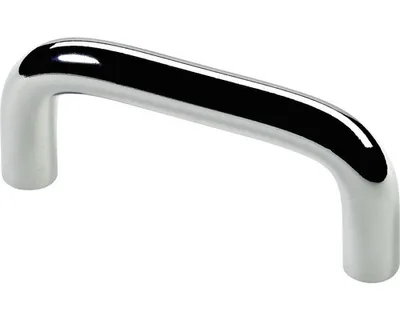Produktbild von Hettich Möbelgriff Stahl silber 10,0 x 74,0 x 30,0 mm - 1 Stück