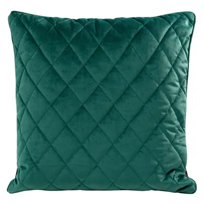 Produktbild von Dekorativer Kissenbezug Sofakissen VELVET 28 D 50x50 cm dunkeltürkis