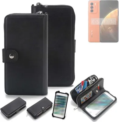 Produktbild von K-S-Trade 2in1 Handyhülle Schutzhülle kompatibel mit Infinix Zero 5g 2023 Turbo  & Portemonnee Cover Handy Hülle Case Etui Geldbörse Wallet