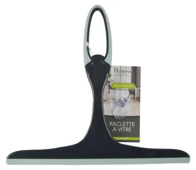 Produktbild von Homéa, Badabzieher mit Saugnapf, 24,5 cm, Anthrazit