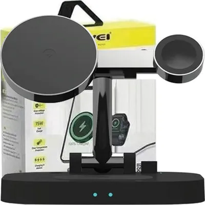 Immagine prodotto di Awei Charge. Induttivo 4W1 W2215W Ricarica rapida Nero/Nero