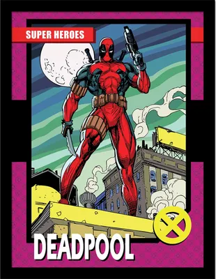 Obrázek produktu pro Deadpool - zarámovaný plakát "Super Heroes" PM8467 (40 cm x 30 cm) (Vícebarevný)