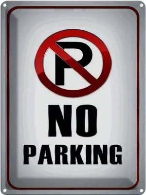 Produktbild von vianmo Blechschild 40x30 cm Parkplatz No Parking