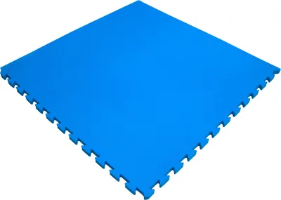 Produktbild von Vario-Top Gymnastikmatte Bodenmatte Sportmatte, Fitnessmatte 100x100 cm, BLAU