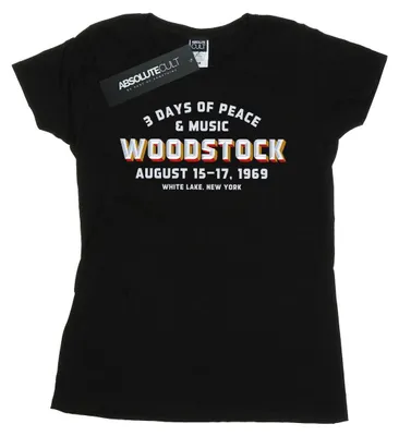Obrázok produktu pre Woodstock - Dámske tričko "Varsity 1969" BI49900 (M) (Black)