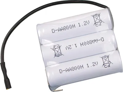 Produktbild von NiCd Notleuchtenakku 3,6V 800mAh F1x3 Faston 2,8mm – passend für ER 784152036