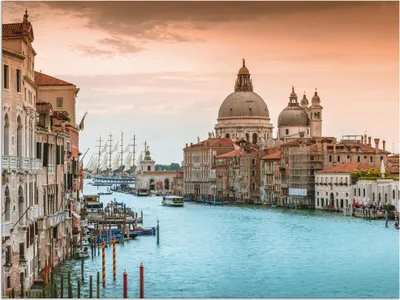 Produktbild von ARTland Wandbild Alu für Innen & Outdoor Venedig Canal Grande I Größe: 60x45 cm