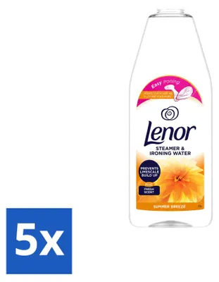 Obrázek produktu pro 5 kusů aviváže Lenor Bügelwasser Summer Breeze, objem 1000 ml, výhodná balení
