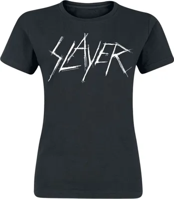 Produktbild von Slayer T-Shirt Damen Scratchy Logo schwarz XL