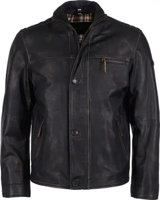 Produktbild von JCC Lederjacke 1416 Herren black 58