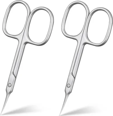 Image de Set de 2 ciseaux à ongles en acier inoxydable pour les ongles des pieds et des mains