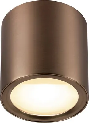 Produktbild von SLV OCULUS, Deckenaufbauleuchte, rund, 2000-3000K, 11W, Dim-to-Warm, PHASE, 100°, dunkel kupfer 1008620