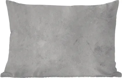 Produktbild von MuchoWow® Outdoor Kissen - Marmor - Textur - Grau - Marmoroptik - 50x30 cm - Wetterfest - Lounge Kissen - Sofa kissen - Wohnzimmer Dekoration