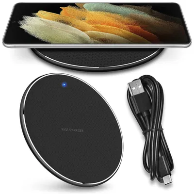 Produktbild von QI Kabelloses Schnell Ladegerät für Samsung Galaxy S21 Serie 15W Wireless Laden