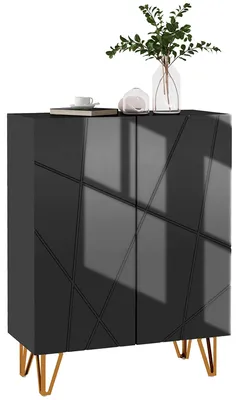 Immagine prodotto di Armadio per scarpe - Porta scarpe - Contenitore per scarpe - Mobiletto per scarpe - Mobile per scarpe - Due ante