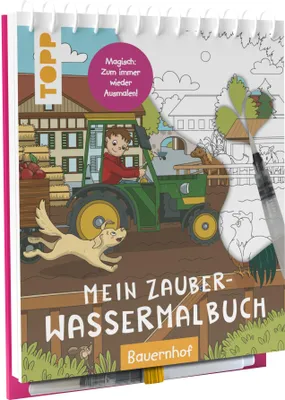 Produktbild von Mein Zauber-Wassermalbuch Bauernhof