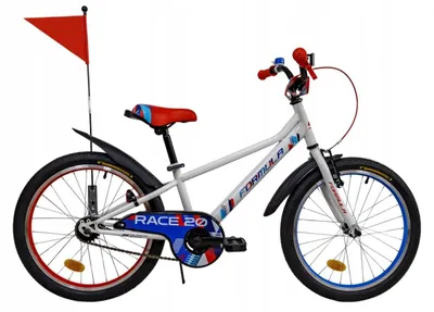 Imagen del producto de Bicicleta infantil con cuadro de acero y frenos V, de 20 pulgadas