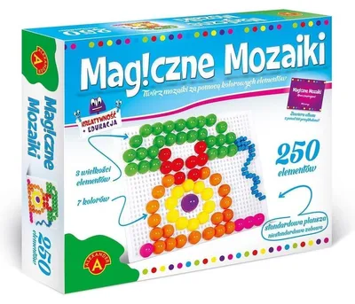 Immagine prodotto di ALEXANDER Gra Magiczne Mozaiki: 250 elementów dla dzieci