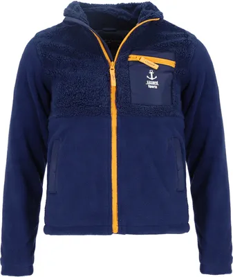 Produktbild von Lizzard Sports Kinder Fleecejacke mit Stehkragen - Jacke Fleece mit Reißverschluss in Navy Größe 128-134