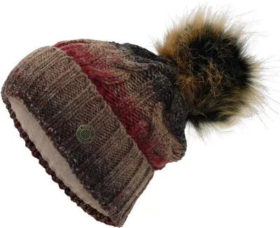 Produktbild von Strickmütze mit Bommel in 3 Farben