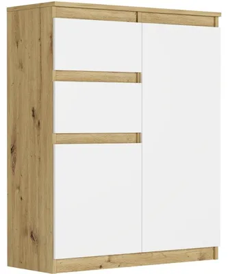 Obrázek produktu pro Komoda 98 cm 2 dveře 2 zásuvky skříňka FRAMIRE S-2 artisan mix