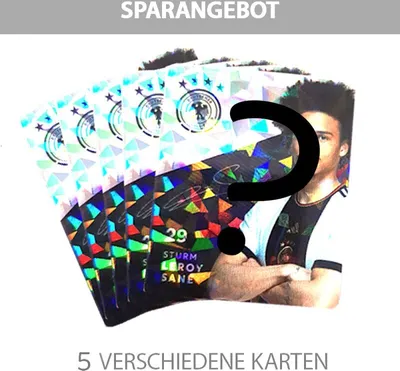 Produktbild von REWE WM 2022 Sammelkarten - 5 verschiedene GLITZER Karten